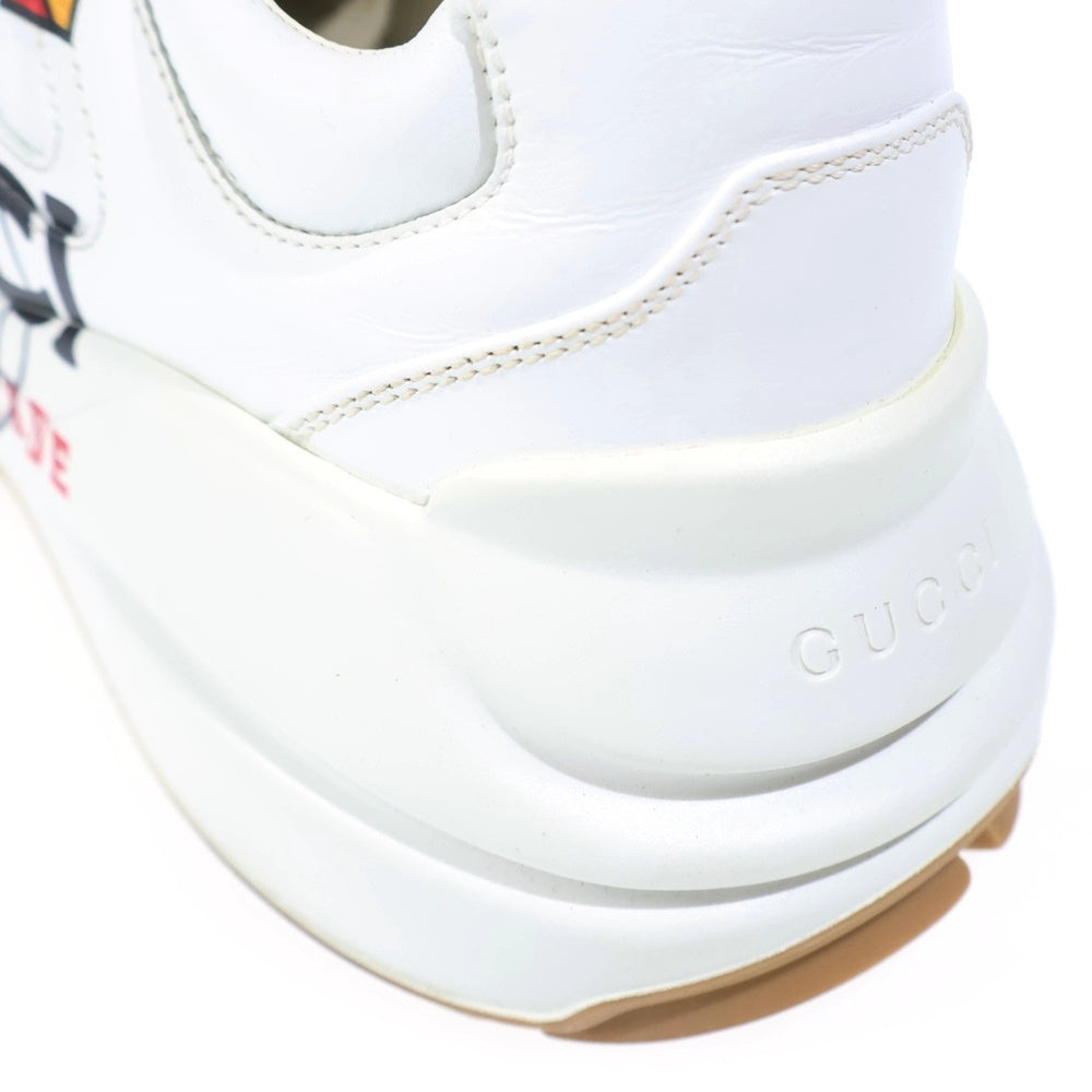 GUCCI(グッチ) RHYTON WORLD WIDE SNEAKER ライトン ワールドワイド ローカットスニーカー ホワイト 599146