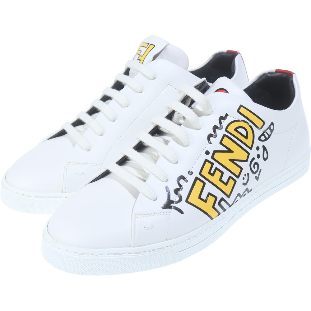 FENDI(フェンディ) ×Mr Doodle Sneakers ミスタードゥードゥル ローカットシューズ スニーカー ホワイト