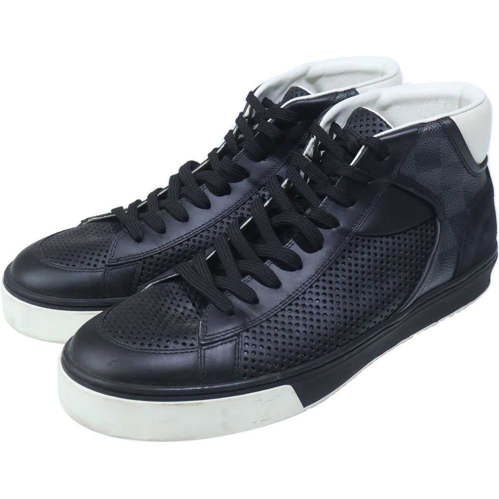 LOUIS VUITTON(ルイヴィトン) ダミエ メッシュ ハイカットスニーカー ブラック