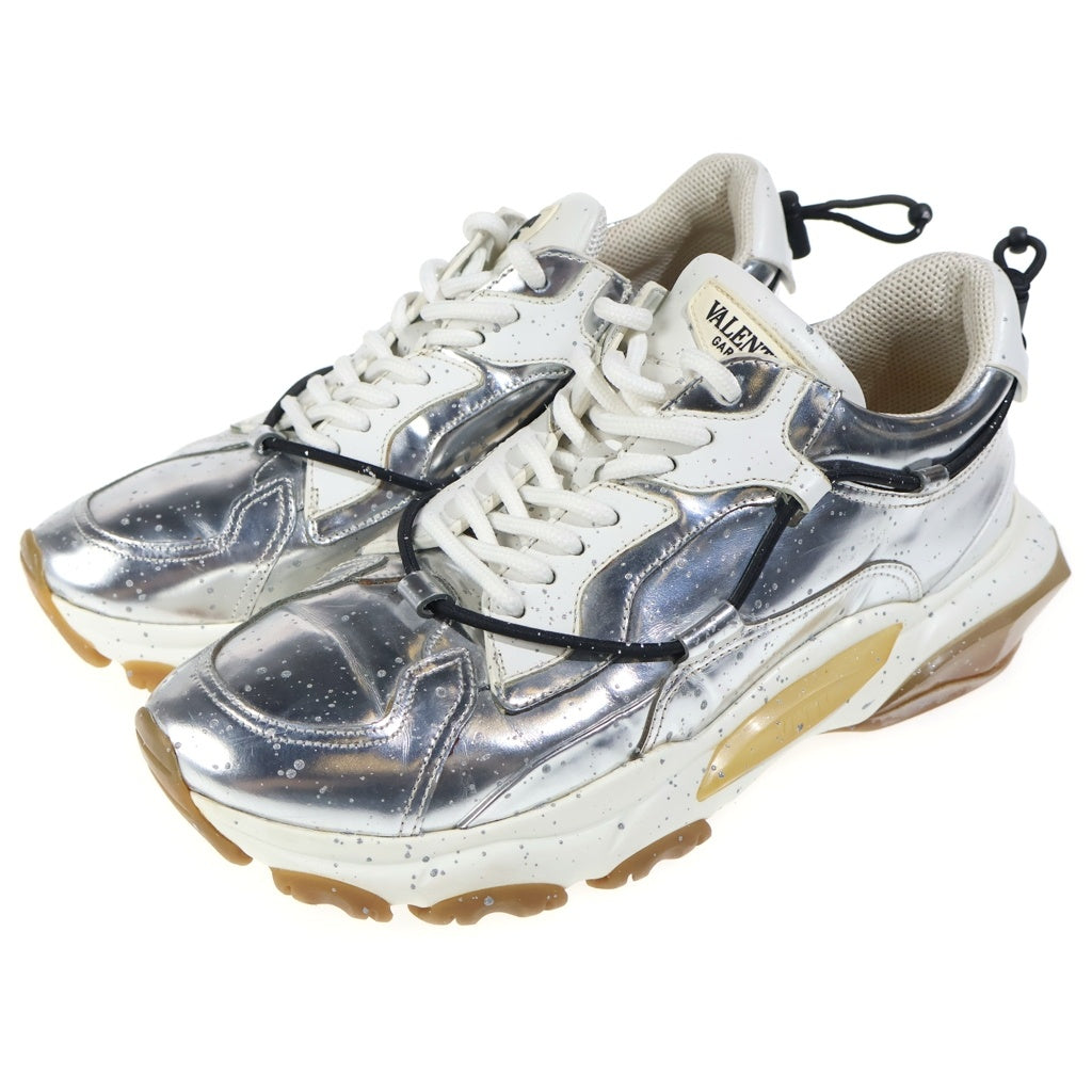 VALENTINO(ヴァレンティノ) BOUNCE PAINT SPLATTER SNEAKER バウンス ペイントスプラッター ローカットスニーカー ホワイト/シルバー