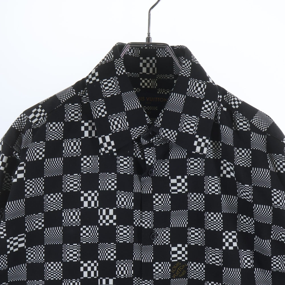 LOUIS VUITTON(ルイヴィトン) 21SS ディストーテッドダミエ 長袖シャツ