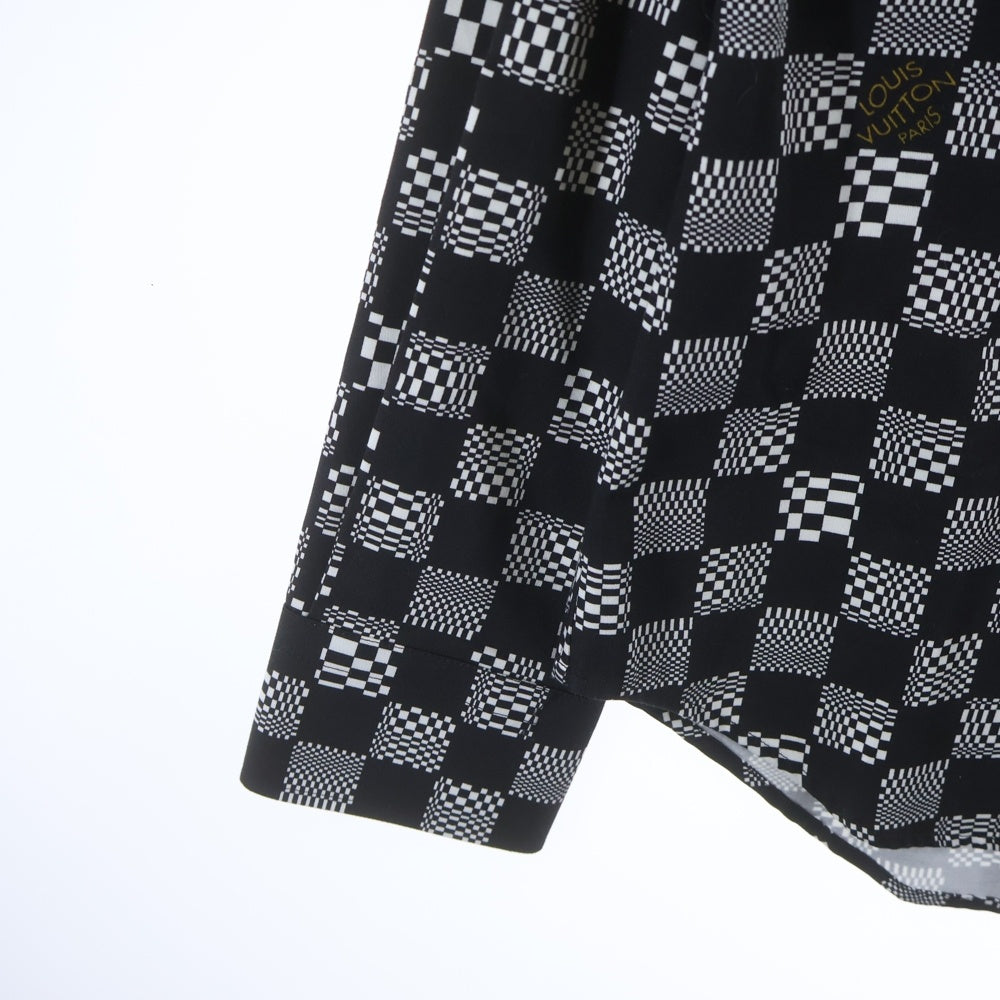 LOUIS VUITTON(ルイヴィトン) 21SS ディストーテッドダミエ 長袖シャツ
