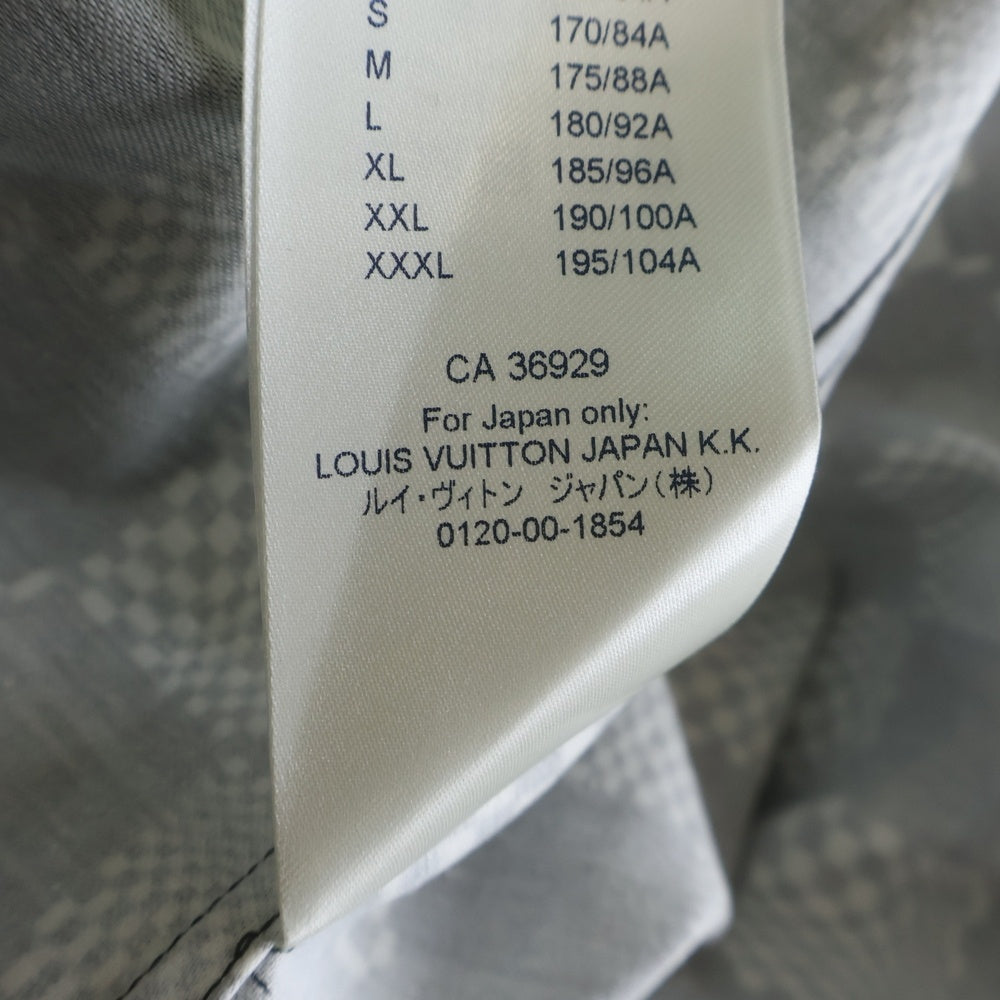 LOUIS VUITTON(ルイヴィトン) 21SS ディストーテッドダミエ 長袖シャツ