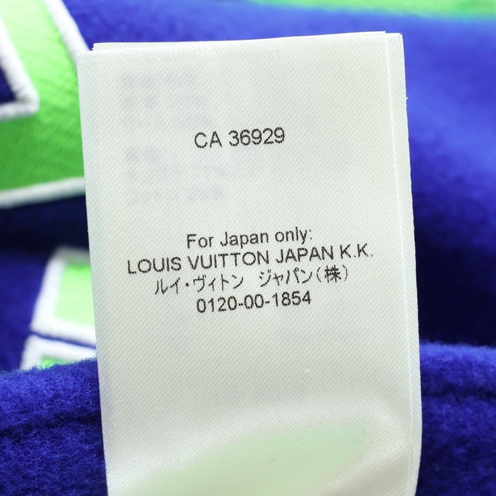 LOUIS VUITTON(ルイヴィトン) 22SS グラデーションモノグラム スタジアムジャケット ブルー/グリーン RM221 MJY HML95E