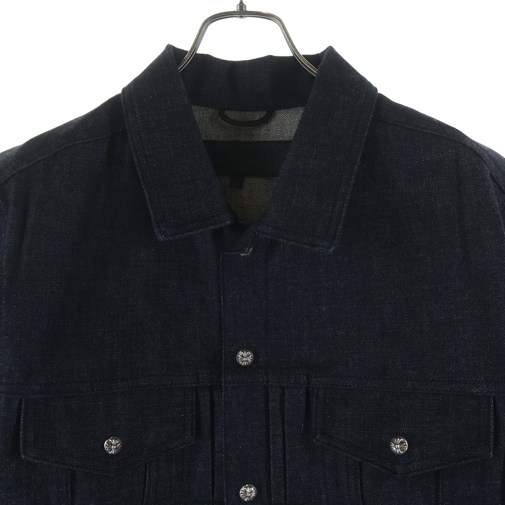 CHROME HEARTS(クロムハーツ) CROSS BALL RIGID DENIM JACKET クロスボールボダンリジットデニムジャケット ブラック