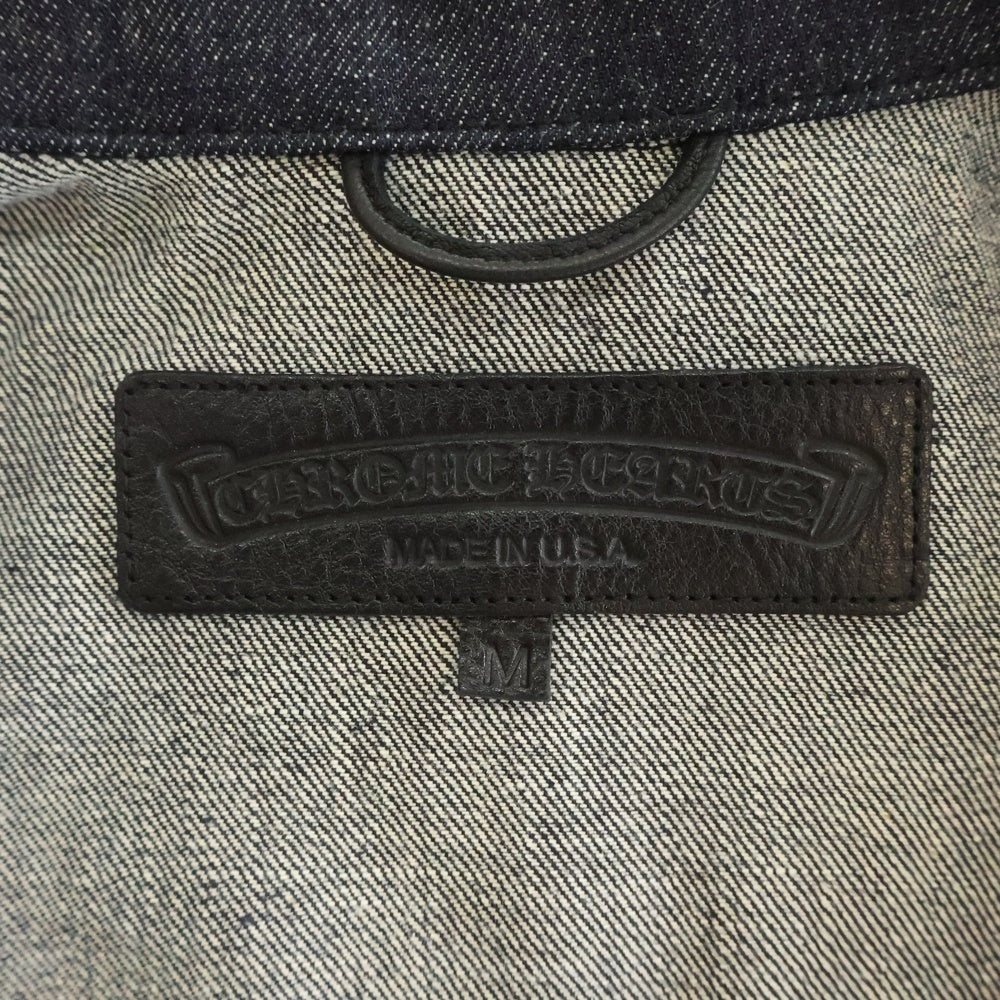 CHROME HEARTS(クロムハーツ) CROSS BALL RIGID DENIM JACKET クロスボールボダンリジットデニムジャケット ブラック