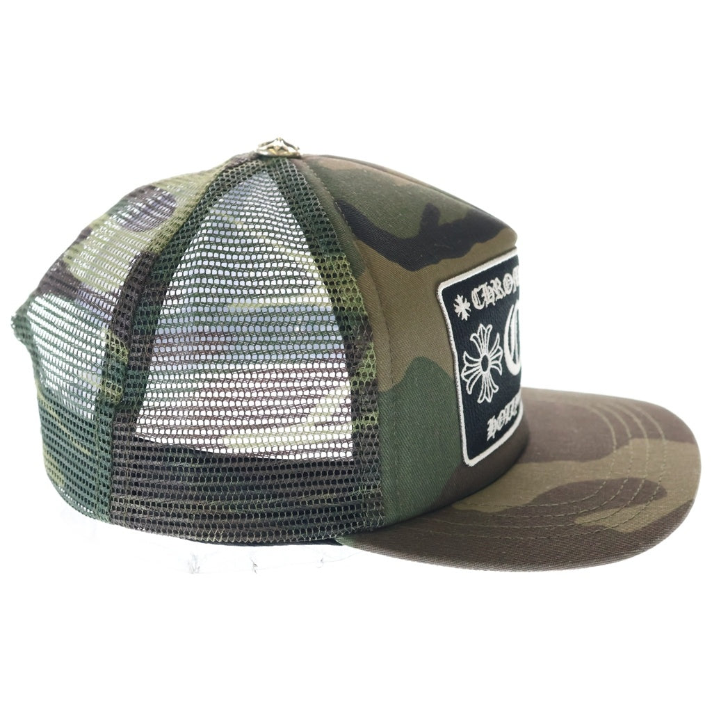 CHROME HEARTS(クロムハーツ) TRUCKER CAP トラッカーキャップ CHパッチクロスボール付メッシュ帽子 カモ