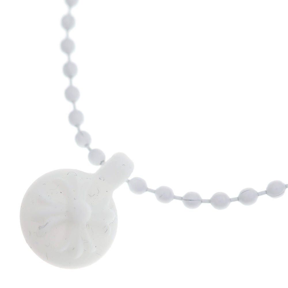 CHROME HEARTS(クロムハーツ) RUBBER No2 CROSS BALL ラバーネックレス ペンダントトップ ホワイト