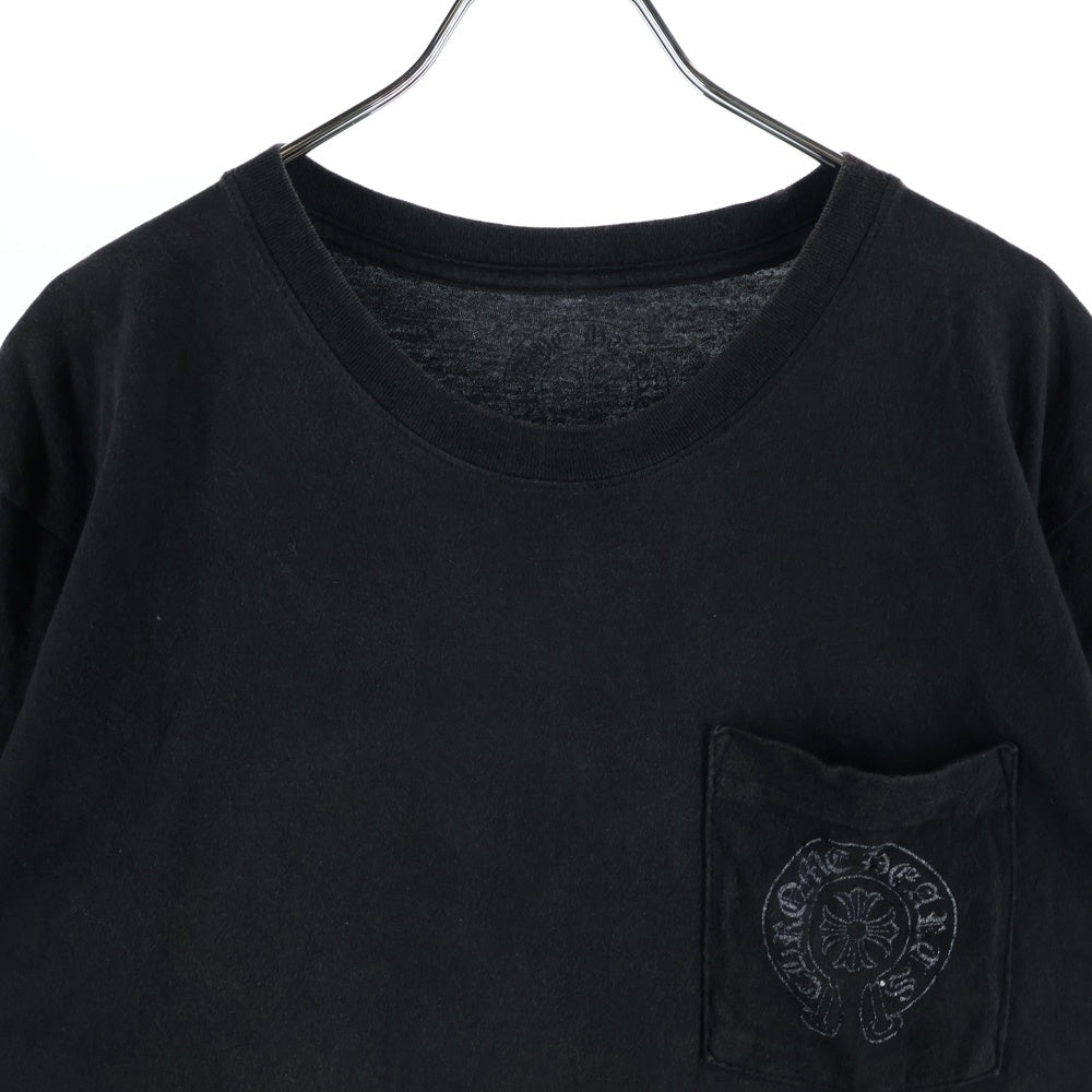 CHROME HEARTS(クロムハーツ) CH T-SHRT 1 バックホースシュープリントTシャツ ブラック