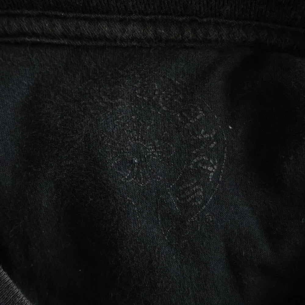 CHROME HEARTS(クロムハーツ) CH T-SHRT 1 バックホースシュープリントTシャツ ブラック