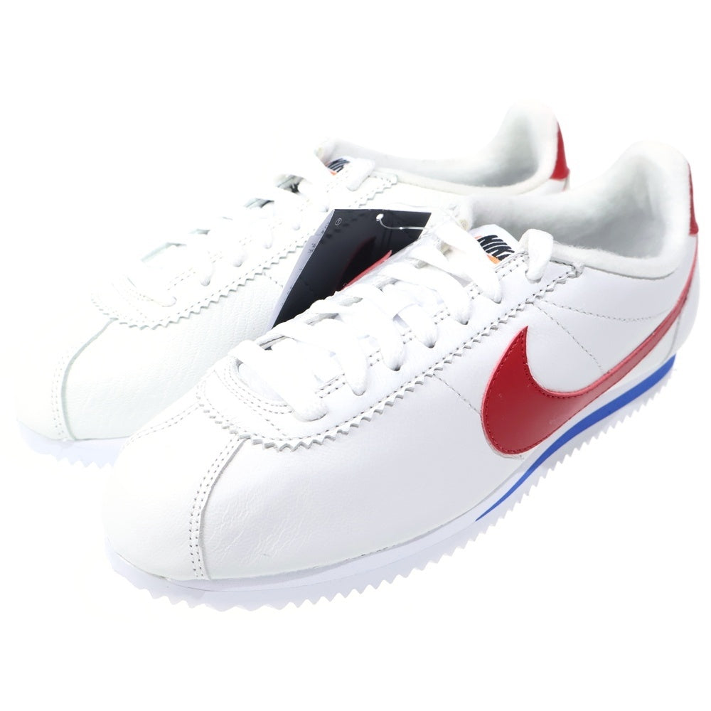 NIKE(ナイキ) CLASSIC CORTEZ Forrest Gump クラシックコルテッツ フォレストガンプ ローカットスニーカー シューズ ホワイト/レッド/ブルー 902801-100 レディース