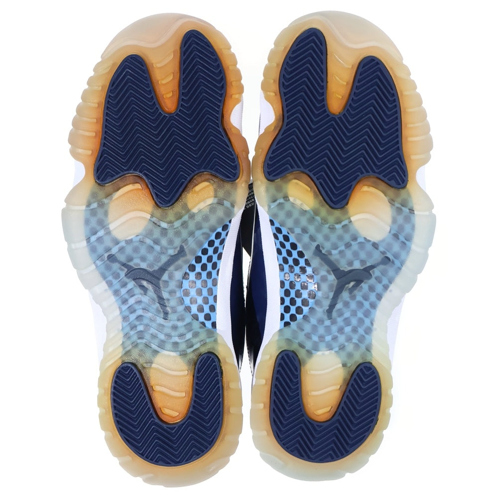 NIKE(ナイキ) AIR JORDAN 11 RETRO エアジョーダンレトロ ハイカットスニーカー シューズ ホワイト/ブルー 378037-123