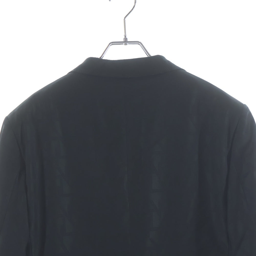 LOUIS VUITTON(ルイヴィトン) ロゴ総柄ピークドラペルジャケット テーラードジャケット グリーン RM232F