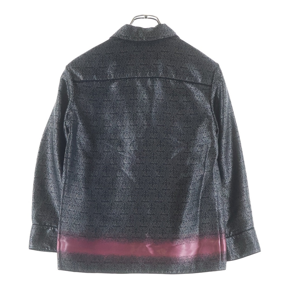 BALENCIAGA(バレンシアガ) 二コラ期 ペイズリー 長袖シャツ ジャケット ブラック 403849 TPD17