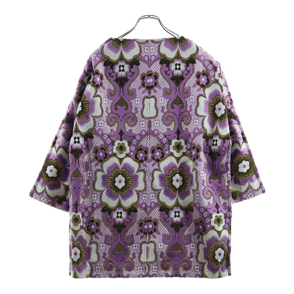 COMME des GARCONS JUNYA WATANABE MAN コムデギャルソンジュンヤワタナベマン 17AW ZIP COAT ジップコート 花柄 パープル JT-J047 COMME des GARCONS JUNYA WATANABE MAN(コムデギャルソンジュンヤ