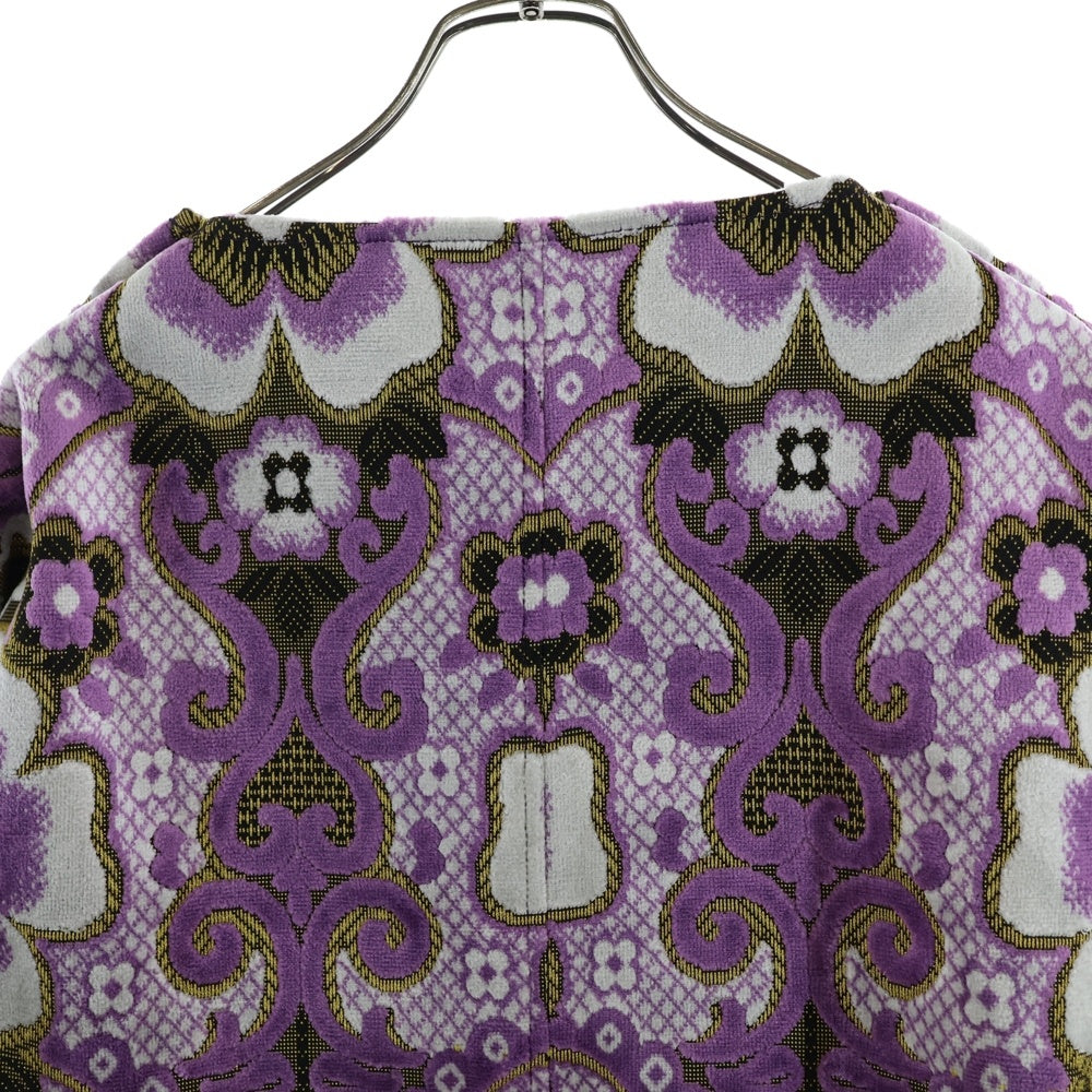COMME des GARCONS JUNYA WATANABE MAN(コムデギャルソンジュンヤワタナベマン) 17AW ZIP COAT ジップコート 花柄 パープル JT-J047