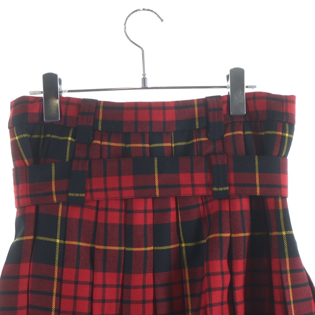 Alexander McQueen(アレキサンダーマックイーン) Plaid Pleated Skirt