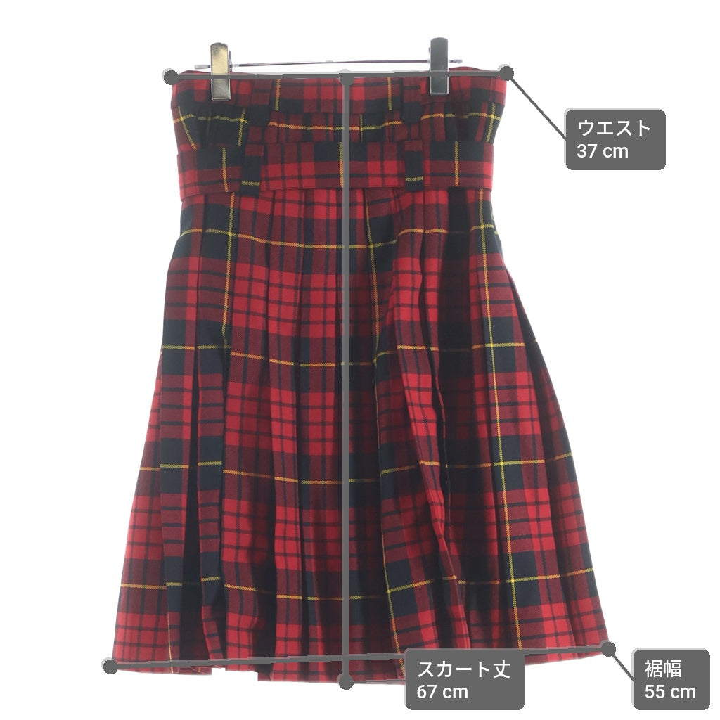 Alexander McQueen(アレキサンダーマックイーン) Plaid Pleated Skirt