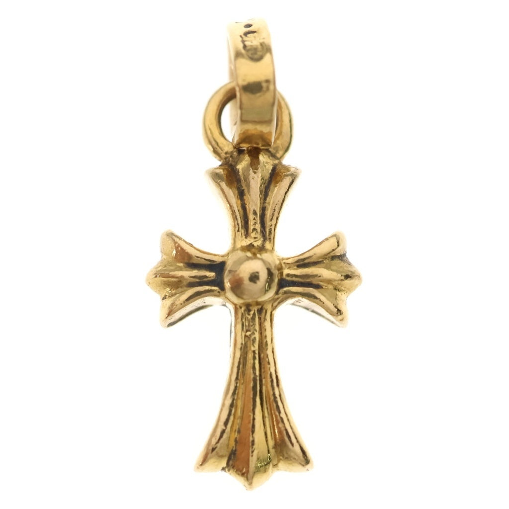 CHROME HEARTS(クロムハーツ) 22K CRS BBYFAT P/DIA ベイビーファットクロス PAVEダイヤ ペンダントトップ ゴールド BCA035