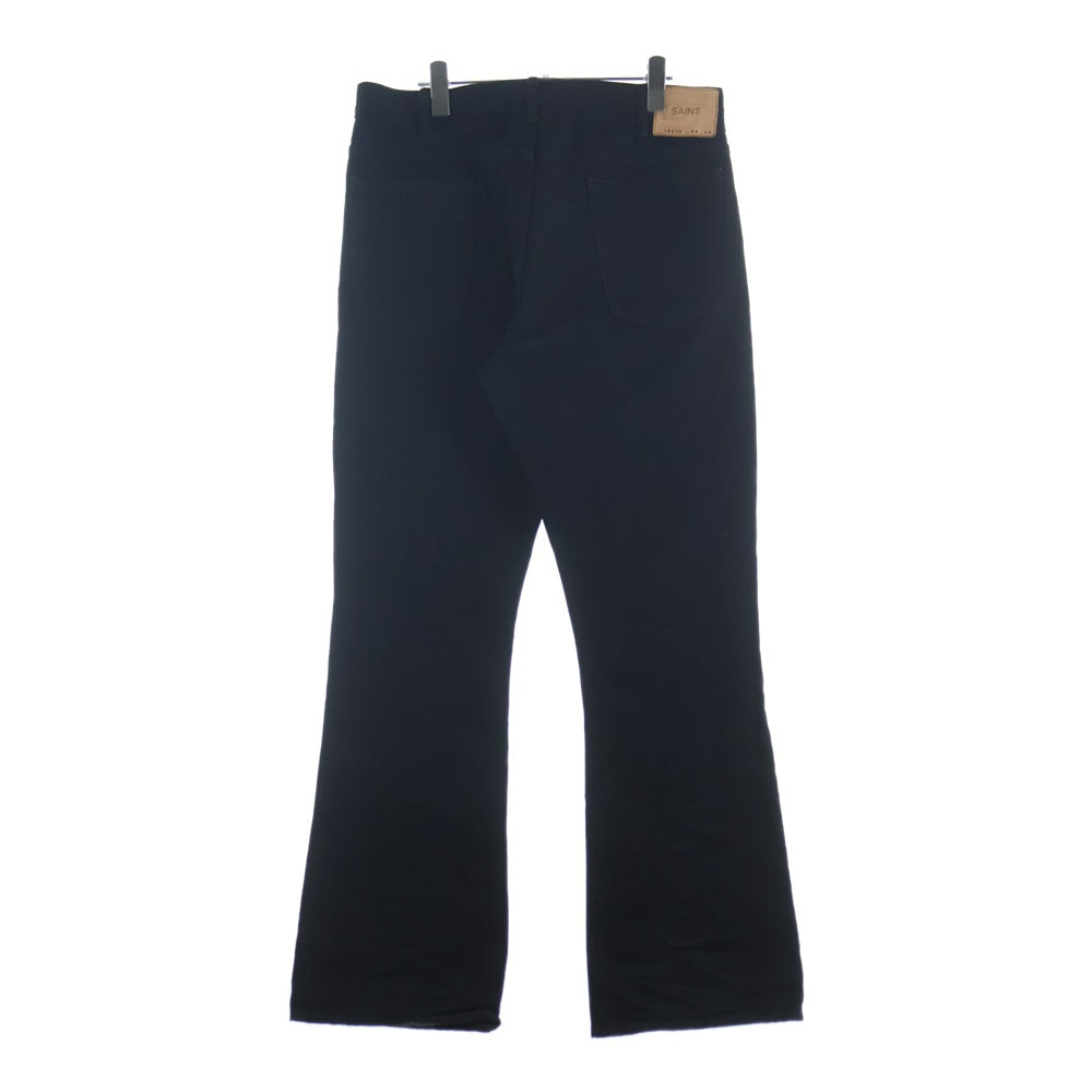 SAINT MICHAEL(セントマイケル) 26SS BLACK FLARE DENIM PANTS ブラック SM-MK8-0000-078