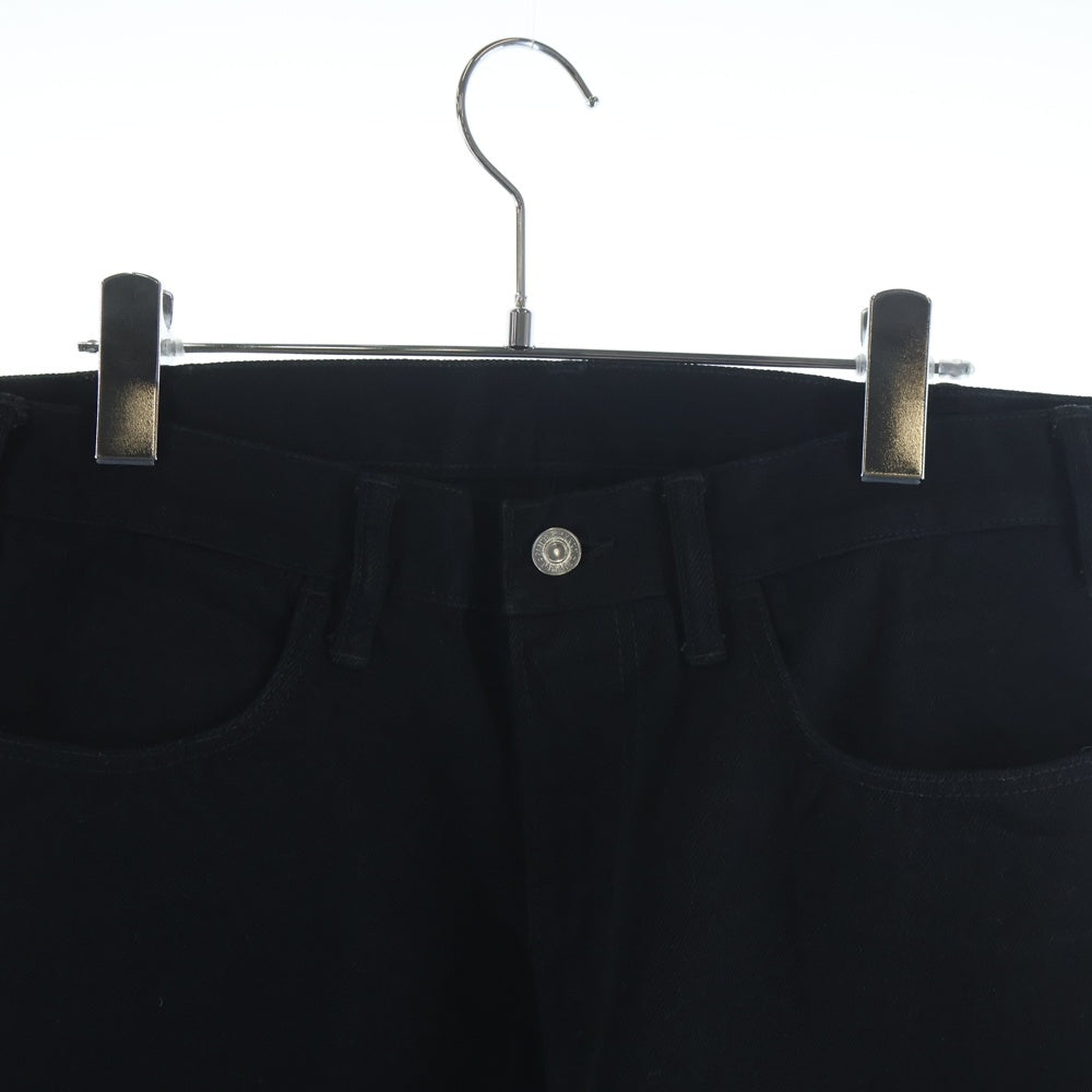 SAINT MICHAEL(セントマイケル) 26SS BLACK FLARE DENIM PANTS ブラック SM-MK8-0000-078
