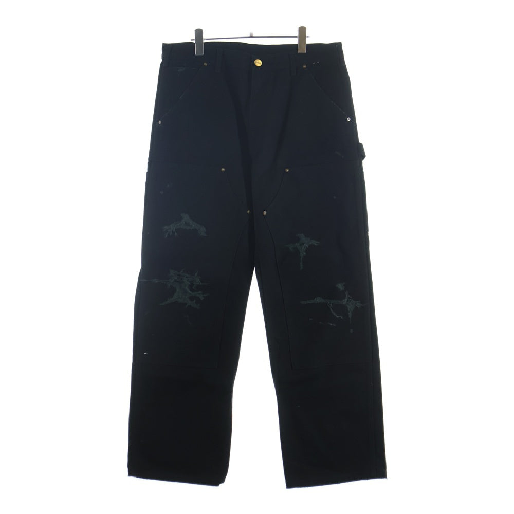 KAMIYA(カミヤ) 24SS BORO Duck Painter Pants ボロダックペインターパンツ ブラック G11PT026