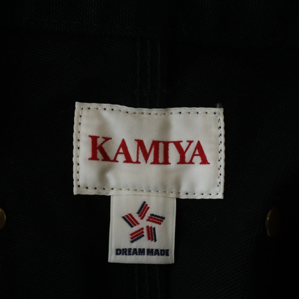 KAMIYA(カミヤ) 24SS BORO Duck Painter Pants ボロダックペインターパンツ ブラック G11PT026