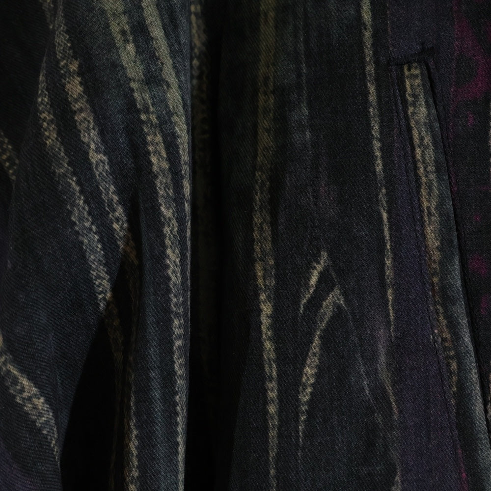 Yohji Yamamoto POUR HOMME(ヨウジヤマモト プールオム) 23AW ドレープパンツ スラックス 総柄 サルエル HJ-P56-137