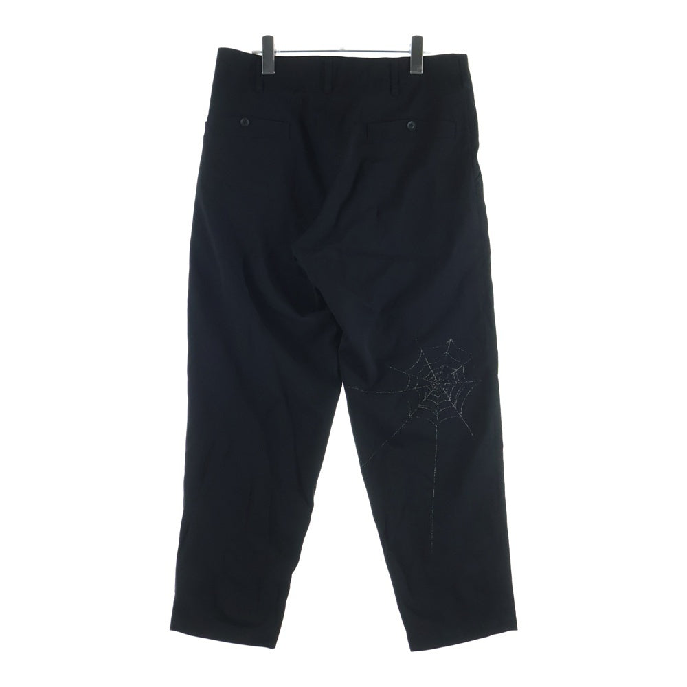 BLACK Scandal Yohji Yamamoto(ブラックスキャンダルヨウジヤマモト) 18AW 蜘蛛の巣柄バルーンパンツ ブラック HV-P40-192