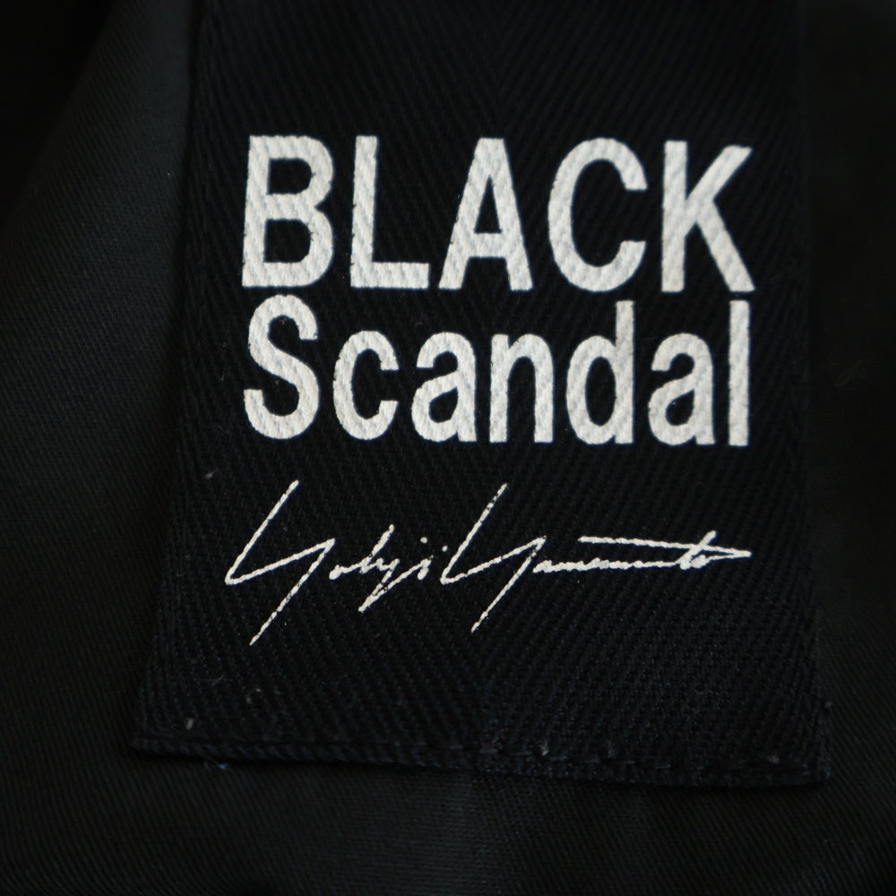 BLACK Scandal Yohji Yamamoto(ブラックスキャンダルヨウジヤマモト) 18AW 蜘蛛の巣柄バルーンパンツ ブラック HV-P40-192