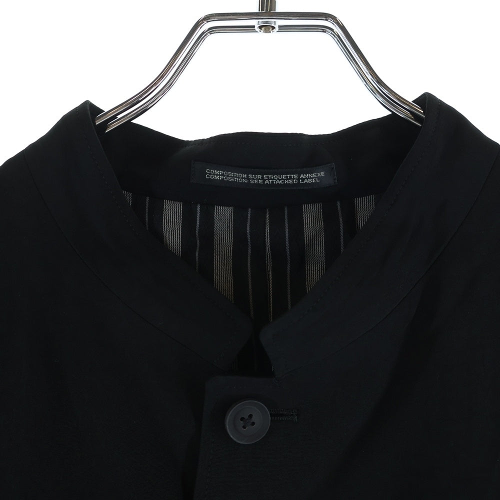 Yohji Yamamoto POUR HOMME(ヨウジヤマモト プールオム) 20SS Tuxedo back flare vest デザイナーズベスト HN-V04-500 ブラック