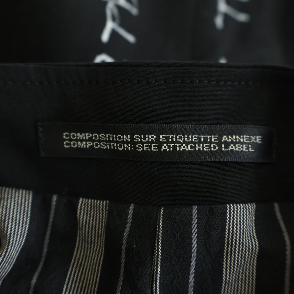 Yohji Yamamoto POUR HOMME(ヨウジヤマモト プールオム) 20SS Tuxedo back flare vest デザイナーズベスト HN-V04-500 ブラック