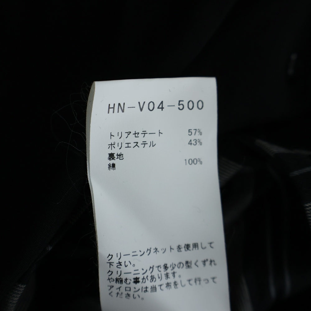 Yohji Yamamoto POUR HOMME(ヨウジヤマモト プールオム) 20SS Tuxedo back flare vest デザイナーズベスト HN-V04-500 ブラック