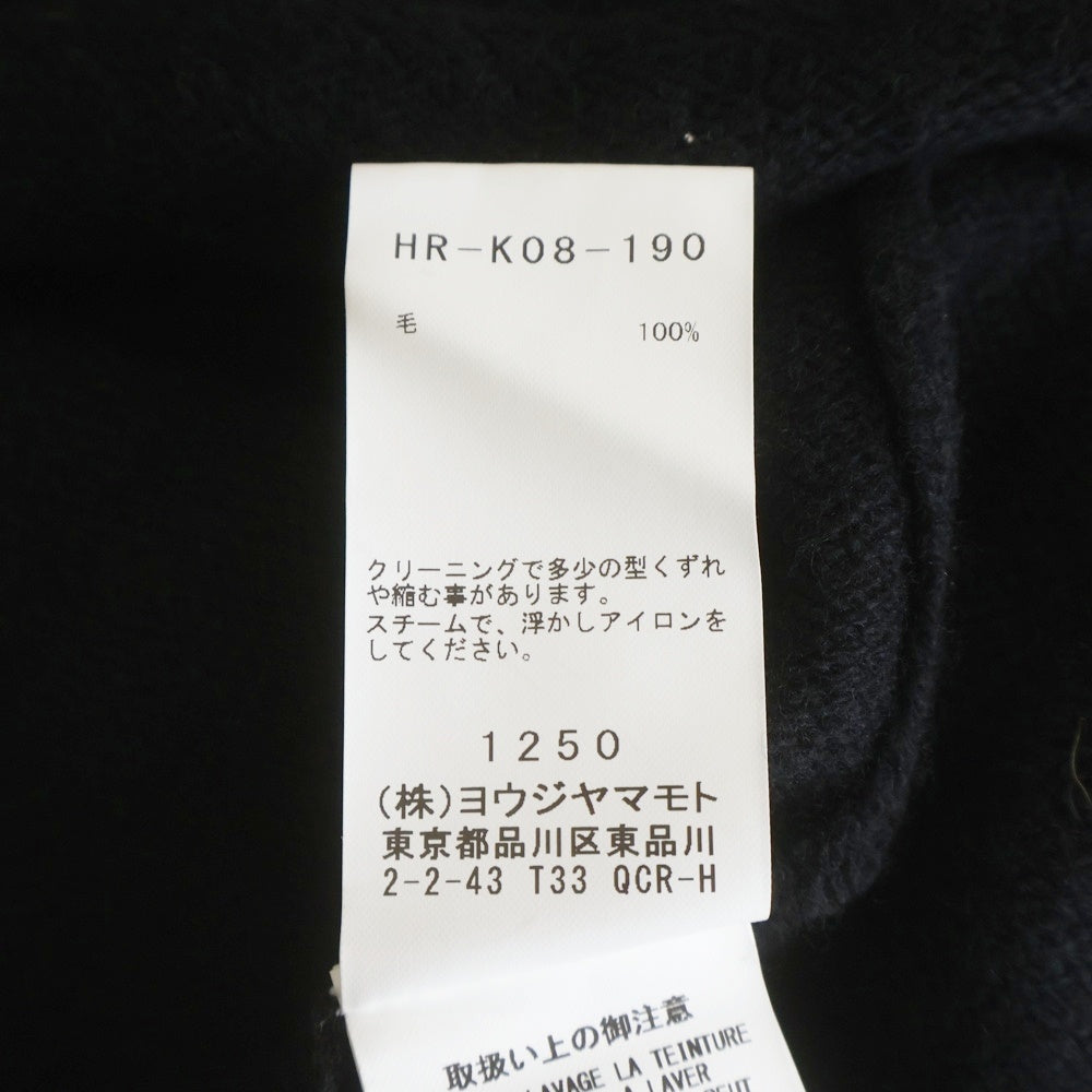 Yohji Yamamoto POUR HOMME(ヨウジヤマモト プールオム) レイヤードタートルネックニット HR-K08-190 ブラック