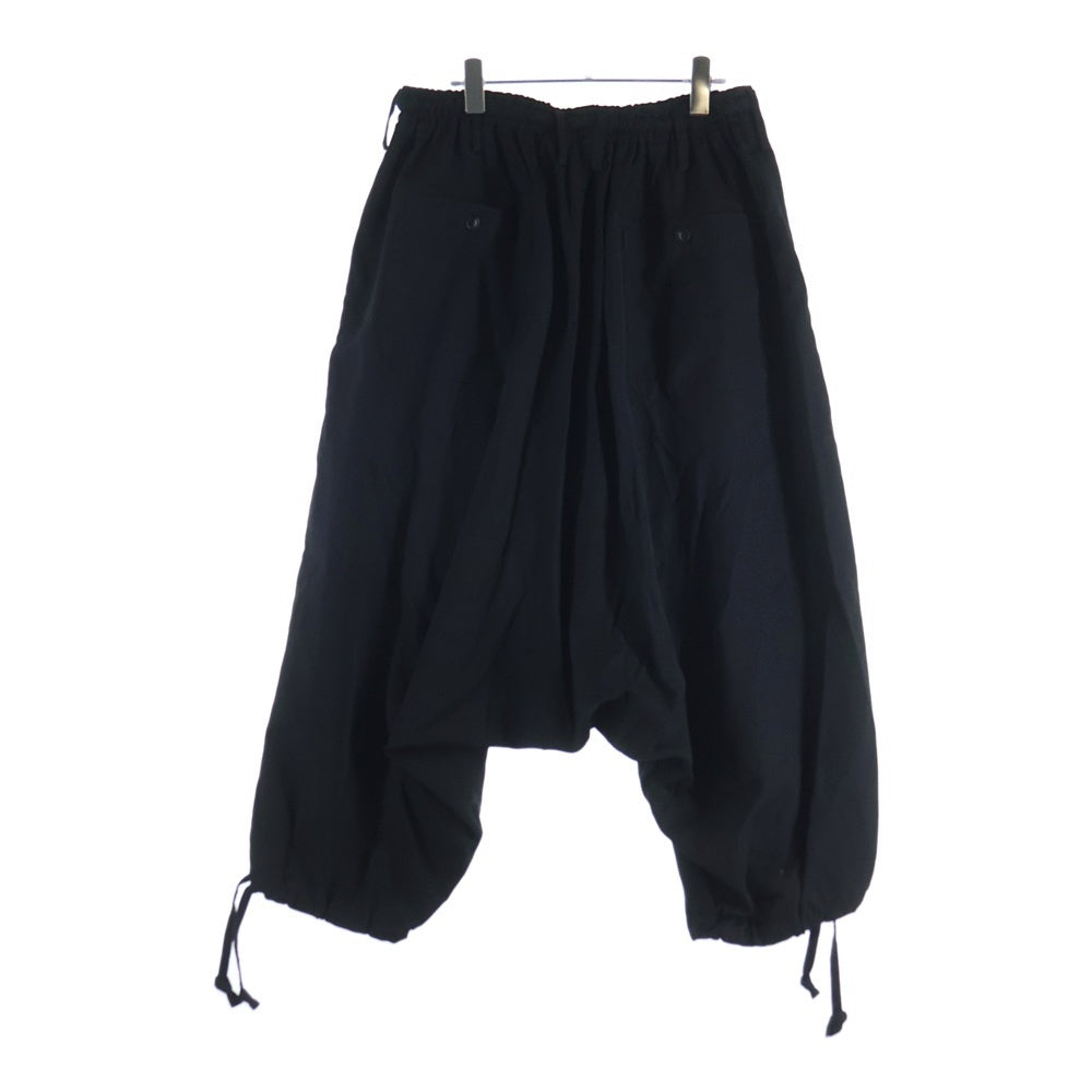 Yohji Yamamoto POUR HOMME(ヨウジヤマモト プールオム) 17AW シワギャバ サルエルパンツ ブラック HK-P64-100