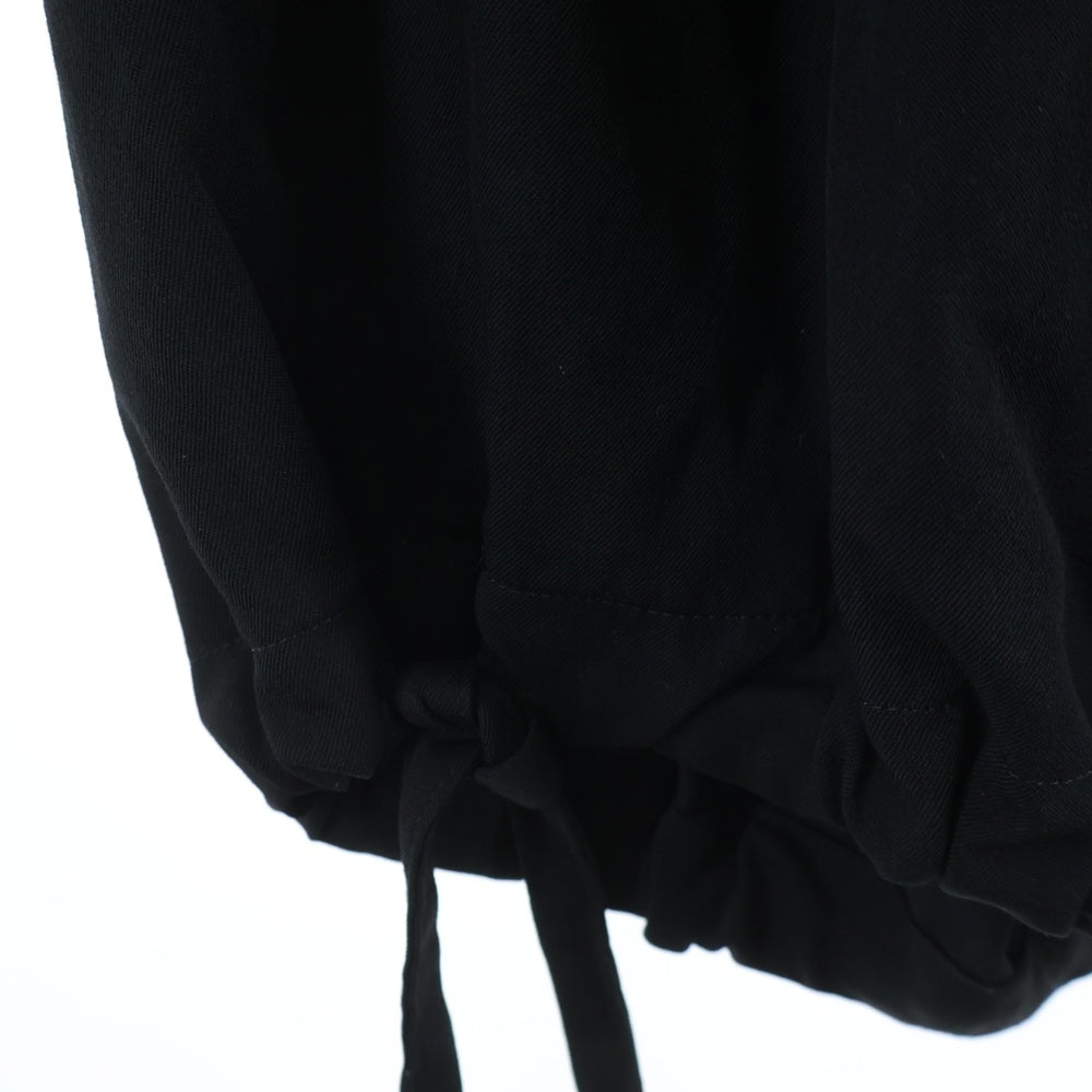 Yohji Yamamoto POUR HOMME(ヨウジヤマモト プールオム) 17AW シワギャバ サルエルパンツ ブラック HK-P64-100