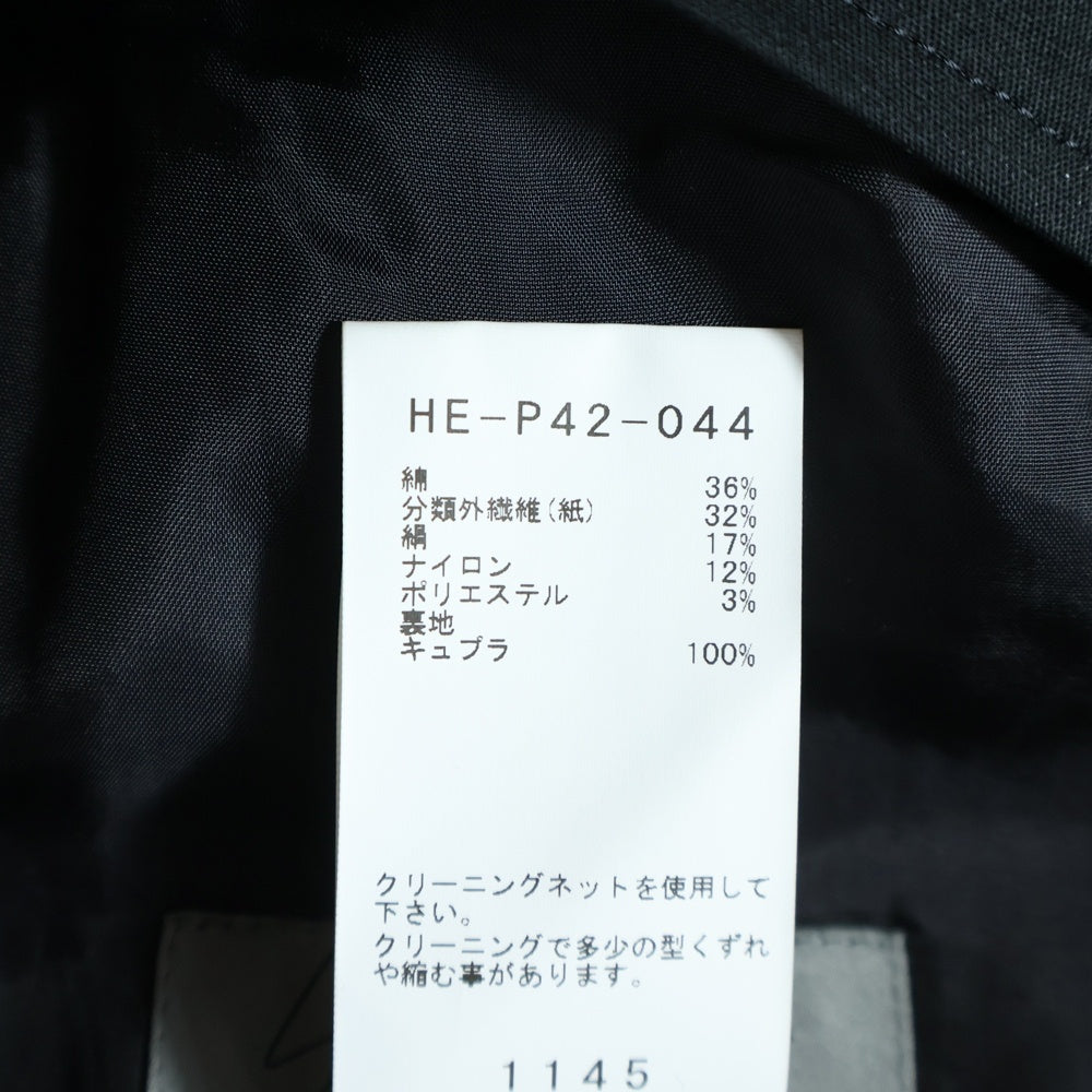 Yohji Yamamoto POUR HOMME(ヨウジヤマモト プールオム) 22AW COTTON PAPER CHECK TWEED PLAID SIDE STRING PANTS コットンペーパーチェックツイード サイドストリングパンツ HE-P42-044