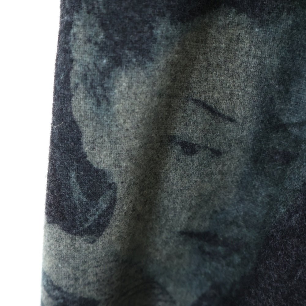 BLACK Scandal Yohji Yamamoto(ブラックスキャンダルヨウジヤマモト) 18AW Wool Pant デザイン ウールパンツ グレー HV-P52-820