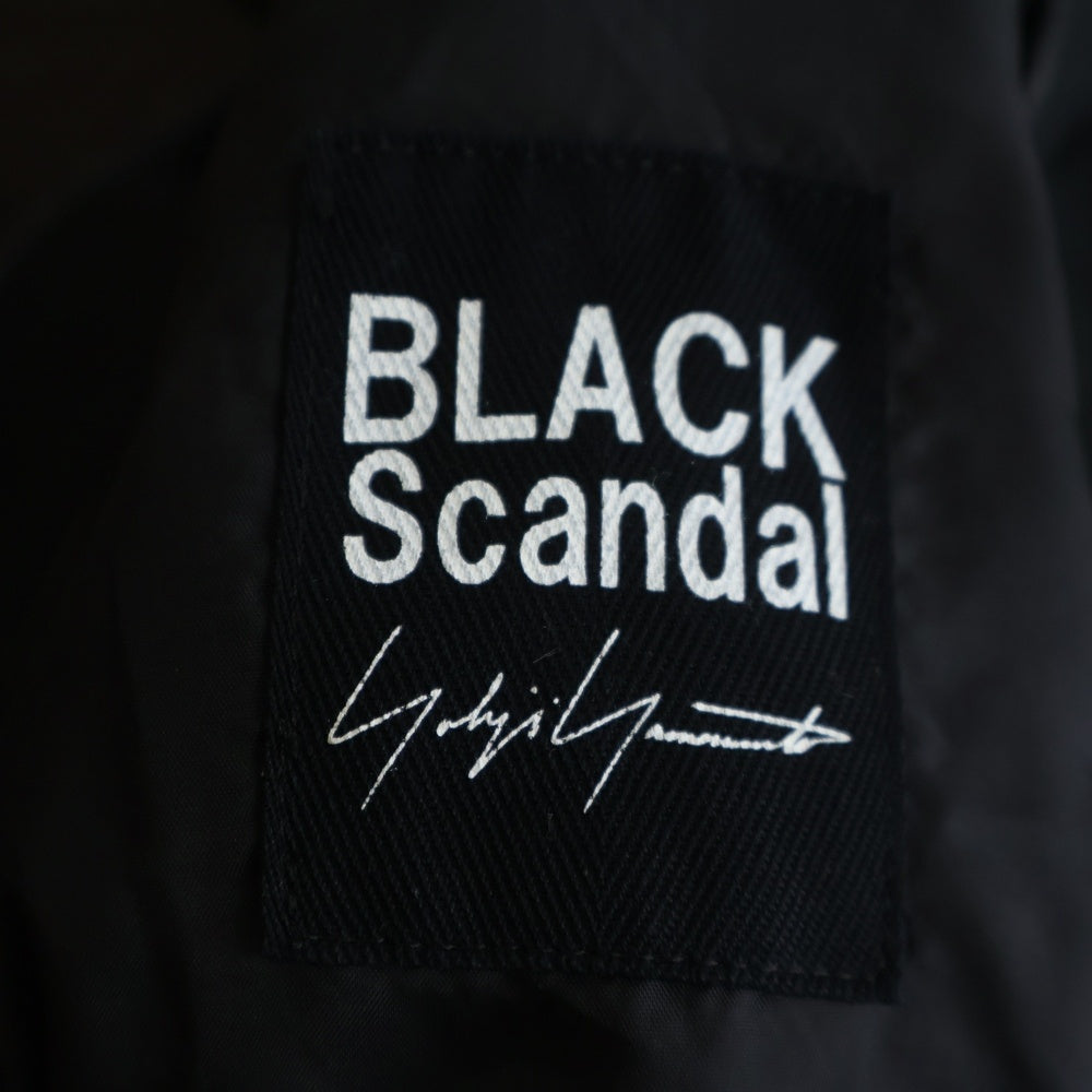 BLACK Scandal Yohji Yamamoto(ブラックスキャンダルヨウジヤマモト) 18AW Wool Pant デザイン ウールパンツ グレー HV-P52-820