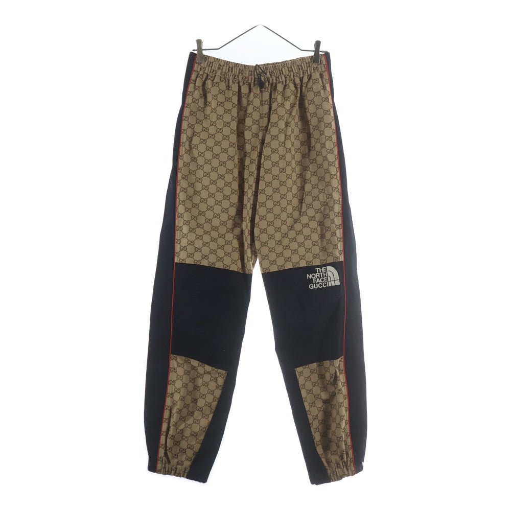 GUCCI(グッチ) xThe North Face ザノースフェイス GGジャガードパンツ ベージュ 671191 ZAHP0