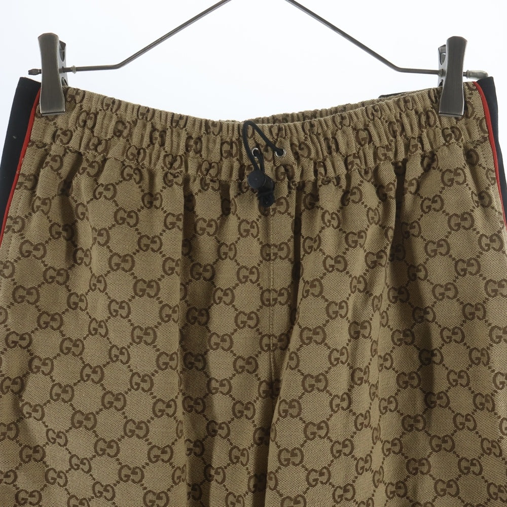 GUCCI(グッチ) xThe North Face ザノースフェイス GGジャガードパンツ ベージュ 671191 ZAHP0