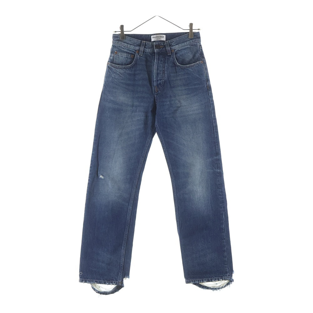 BALENCIAGA(バレンシアガ) SLIM FIT JEANS スリム フィット ジーンズ デニムパンツ インディゴ 697885 TBP48