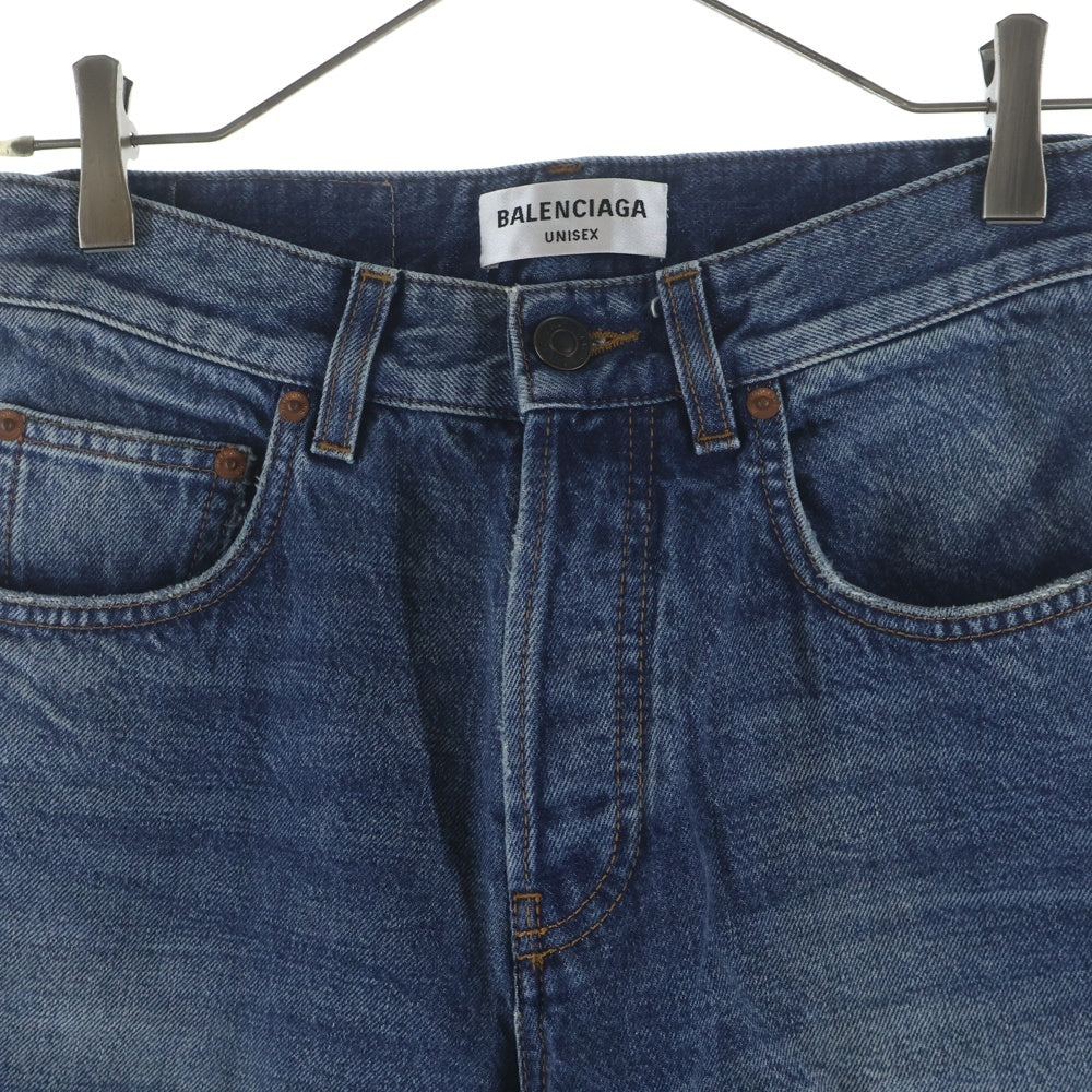 BALENCIAGA(バレンシアガ) SLIM FIT JEANS スリム フィット ジーンズ デニムパンツ インディゴ 697885 TBP48