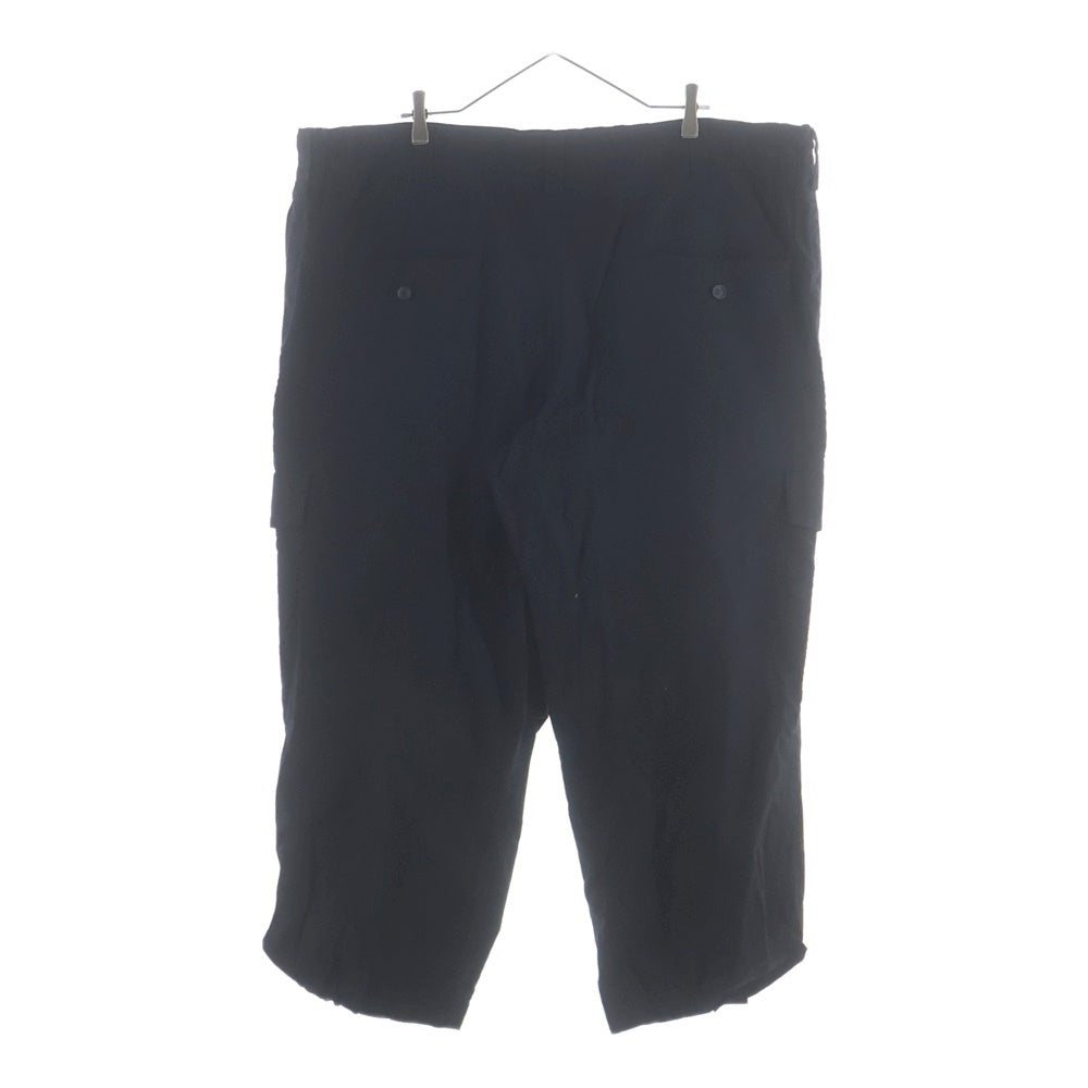 Yohji Yamamoto POUR HOMME(ヨウジヤマモト プールオム) Wool Gabardine Cargo Pants ウールギャバジンカーゴパンツ ブラック HC-P98-019