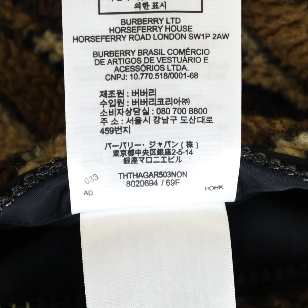 BURBERRY LONDON(バーバリーロンドン) TBモノグラムボアジャケット 8020694 ブラウン