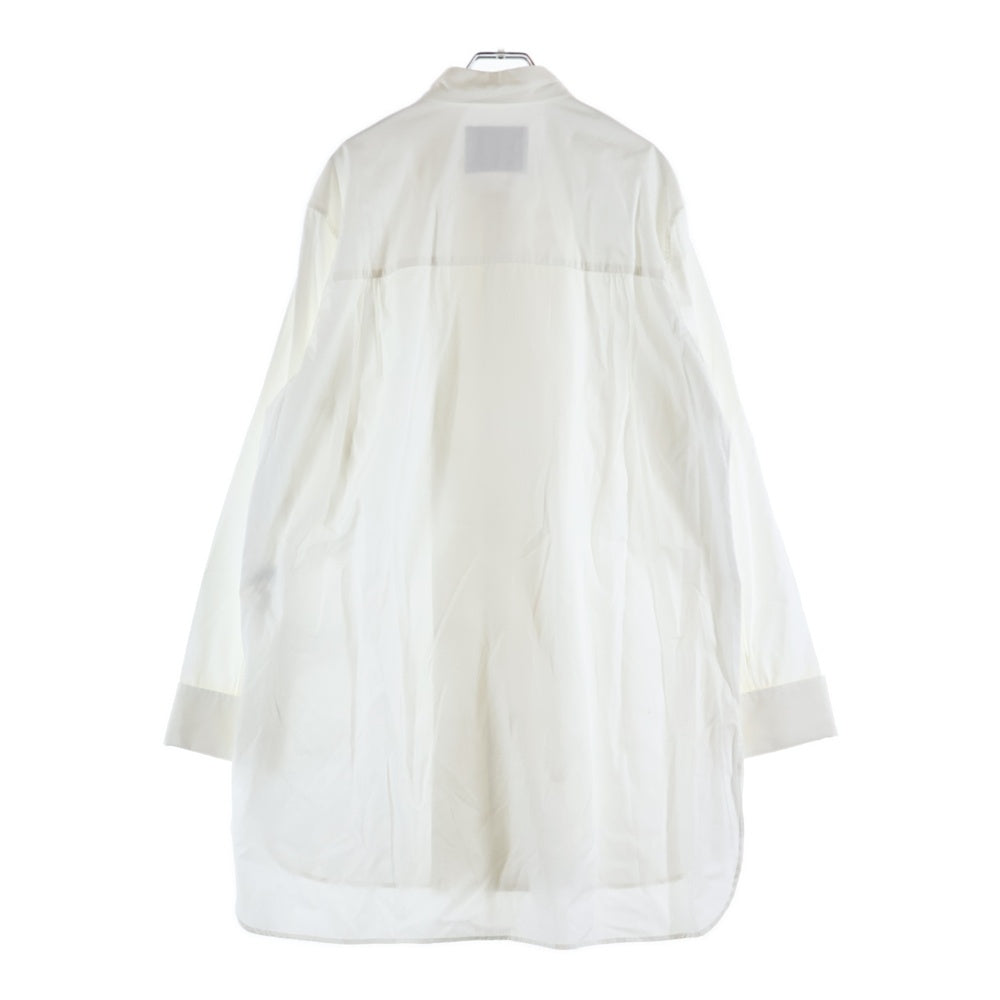 Yohji Yamamoto POUR HOMME(ヨウジヤマモト プールオム) 22AW Frill Shirt フリル長袖シャツ ホワイト HE-B90-095