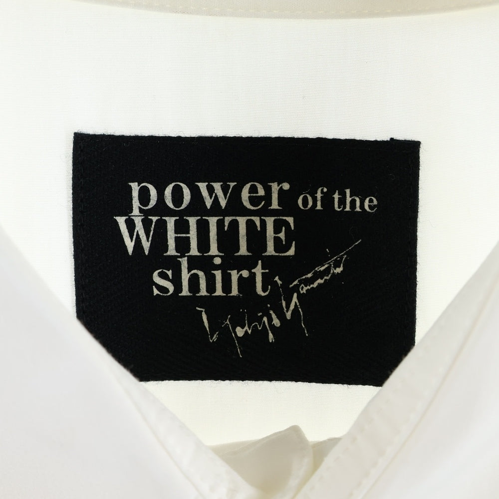 Yohji Yamamoto POUR HOMME(ヨウジヤマモト プールオム) 22AW Frill Shirt フリル長袖シャツ ホワイト HE-B90-095