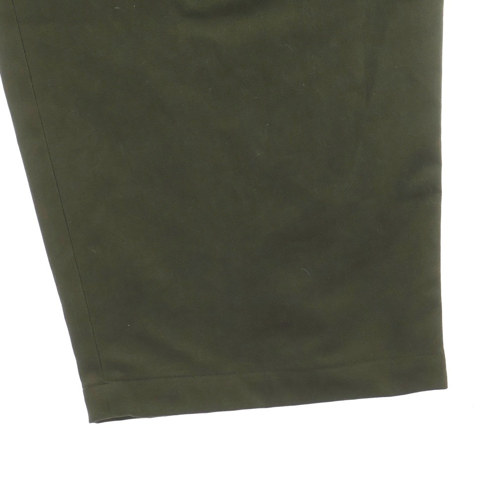Yohji Yamamoto POUR HOMME(ヨウジヤマモト プールオム) COTTON STRAIGHT PANTS コットンストレート パンツ カーキ HK-P20-014