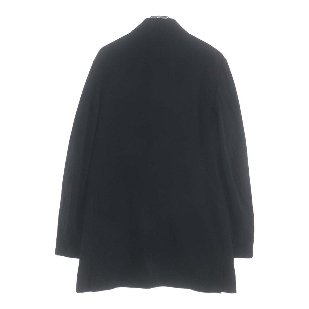 Yohji Yamamoto POUR HOMME(ヨウジヤマモト プールオム) 後開き テーラードジャケット シングルジャケット ブラック HN-J45-100