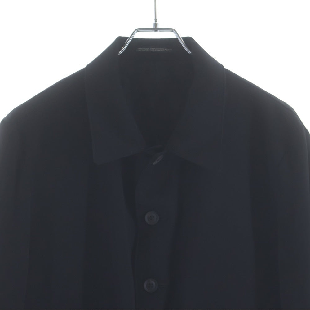 Yohji Yamamoto POUR HOMME(ヨウジヤマモト プールオム) 後開き テーラードジャケット シングルジャケット ブラック HN-J45-100
